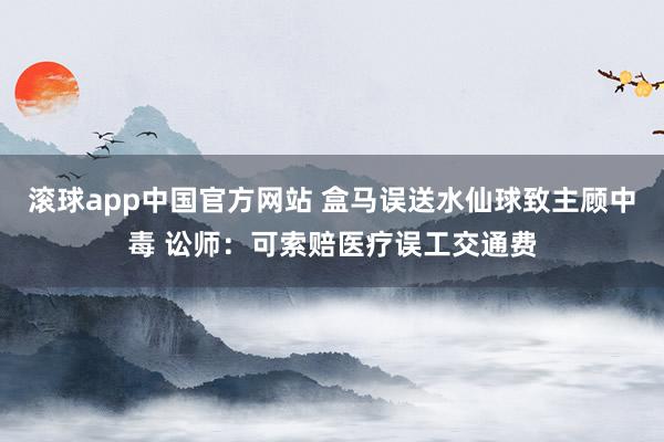 滚球app中国官方网站 盒马误送水仙球致主顾中毒 讼师：可索赔医疗误工交通费