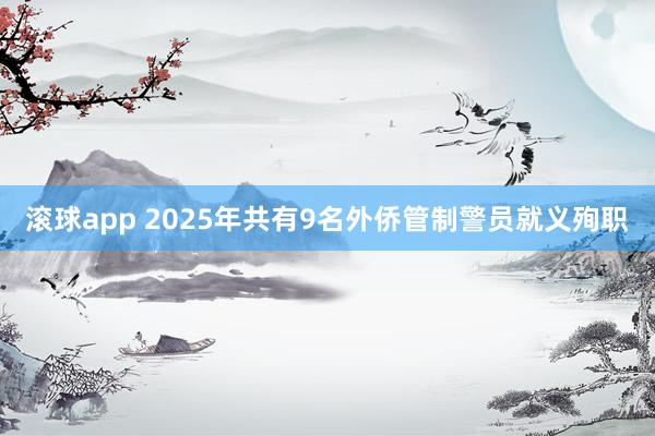 滚球app 2025年共有9名外侨管制警员就义殉职