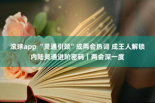 滚球app “灵通引颈”成两会热词 成王人解锁内陆灵通进阶密码｜两会深一度