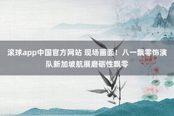 滚球app中国官方网站 现场画面！八一飘零饰演队新加坡航展磨砺性飘零