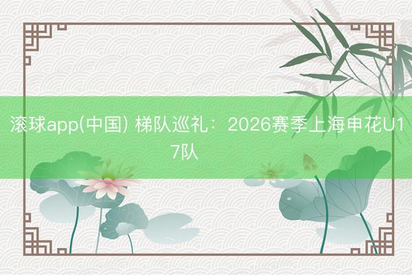 滚球app(中国) 梯队巡礼：2026赛季上海申花U17队 ​​​