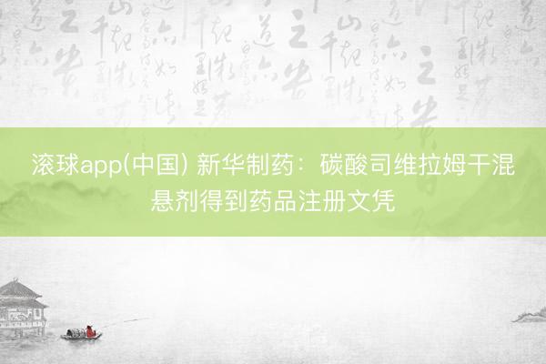 滚球app(中国) 新华制药：碳酸司维拉姆干混悬剂得到药品注册文凭