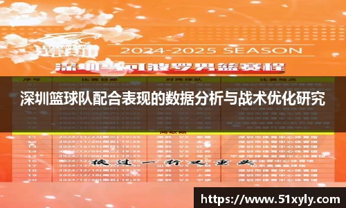 深圳篮球队配合表现的数据分析与战术优化研究